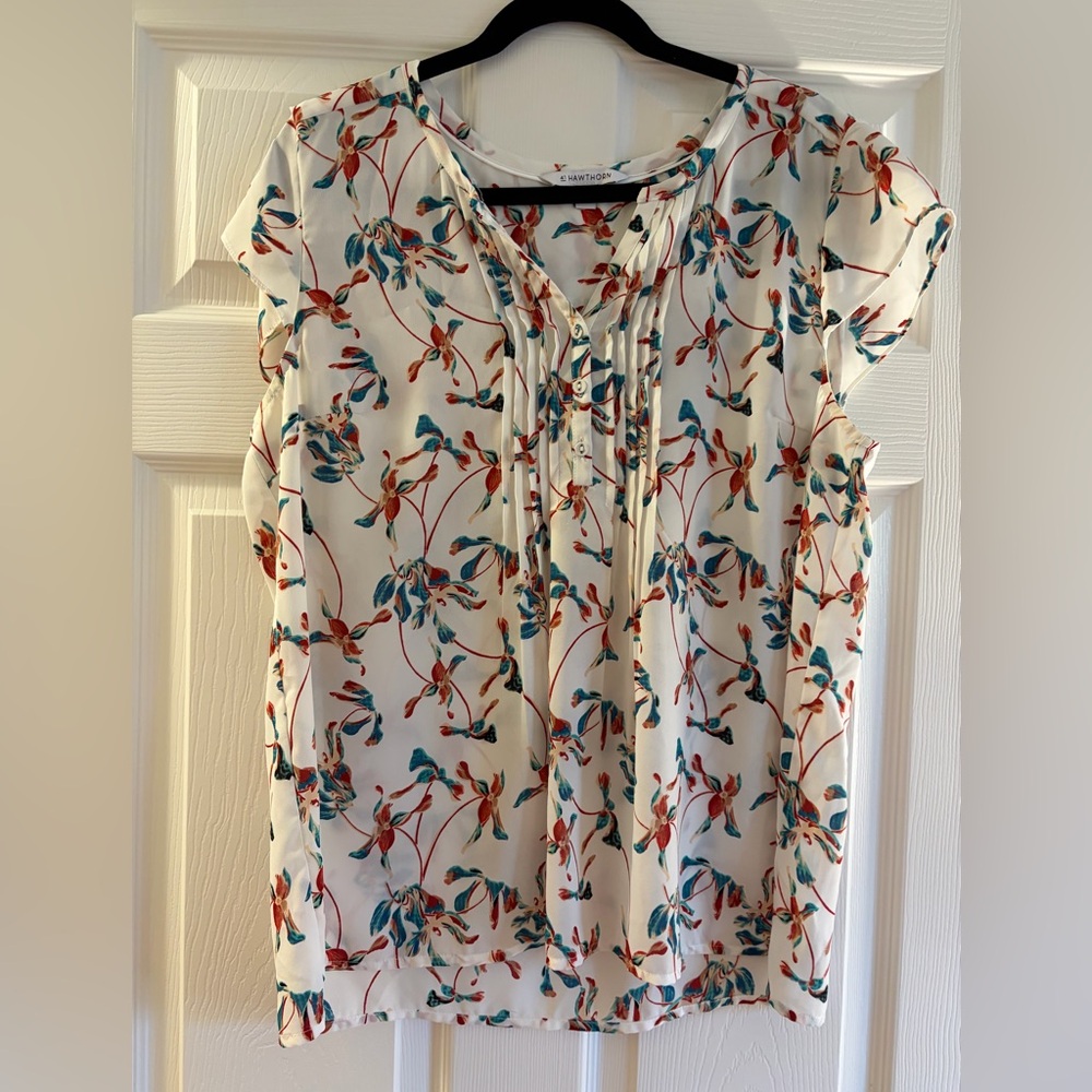 Tulla Pintuck Detail Blouse